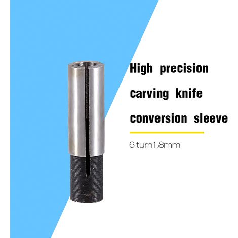 6mm to 3.175mm Accurate Engraving Bit CNC Router Tool Adapter for Collet