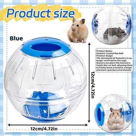 Hamster Ball Toy Interactive and Fun, 12 cm Exercise Ball (1/4)