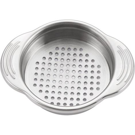 Colador de acero inoxidable para conservar mariscos, colador para enlatar atún y fideos. (1/5)