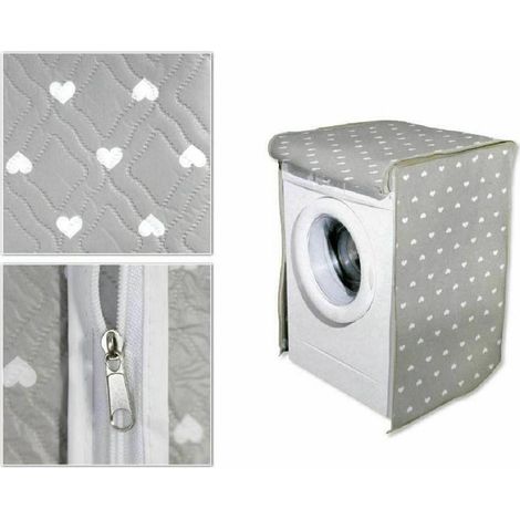 TRADE SHOP - Telo Copri Lavatrice Copertura Fantasia Universale Trapuntato 63 X 58 X 85 Cm -