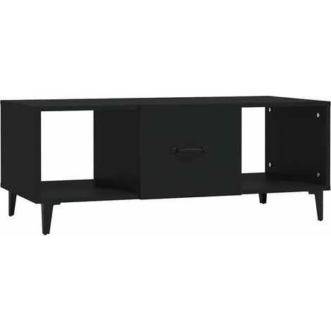 Maison Exclusive - Couchtisch Schwarz 102x50x40 cm Holzwerkstoff (1/5)