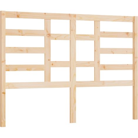 Testiera per dormire accessorio per camera da letto 146 x 4 x 104 cm in legno di pino massiccio TDL0206685