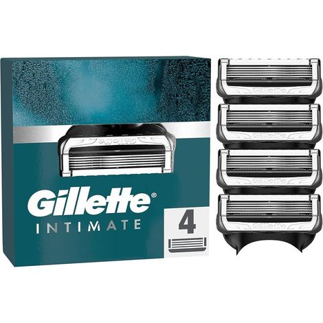 Gillette Rasierklingen Intimate Rasierklingen 4-Pack empfindliche Haut & Intimbereich