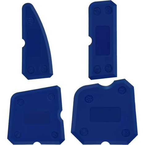 4 Pièces Ensemble d'Outils de Calfeutrage en Silicone Kit Lisseurs de Joints pour Coulis d'Étanchéité Silicone Finition de Cachetage (1/5)