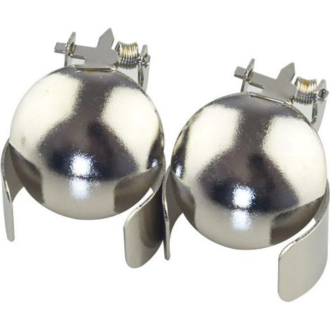 Automatischer Kerzenlöscher aus poliertem Metall, 2 cm – löscht flackerfrei und für Kerzen mit 0,8 Zoll Durchmesser