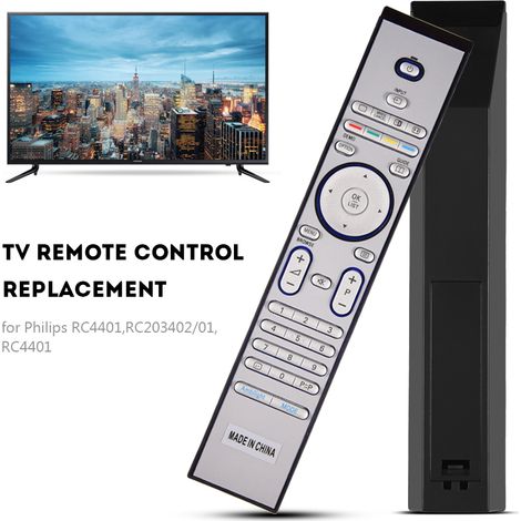 Télécommande de remplacement pour téléviseur Philips RC4401/ RC4401/ RC4404/ RC4420/ RC4703/ RC4725/ RC4729 (1/5)