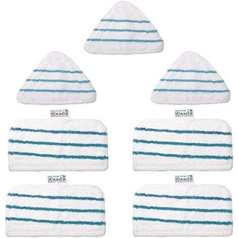 Pair Lot de 7 lingettes nettoyantes pour balai vapeur Black Decker FSMP30, FSMP20 compatibles avec les modèles FSMH1321JMD, FSMH16151, FSMH1621D, FSM1630, FSM1616 (1/5)