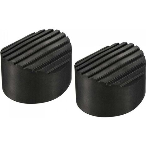 Échelle Antidérapant Pieds Tapis 85mm ID Caoutchouc Rond Télescopique , XU,Échelle Accessoires Coussin Housse Coussin pour Échelle Protection Noir 2Pcs - KZQ (1/4)