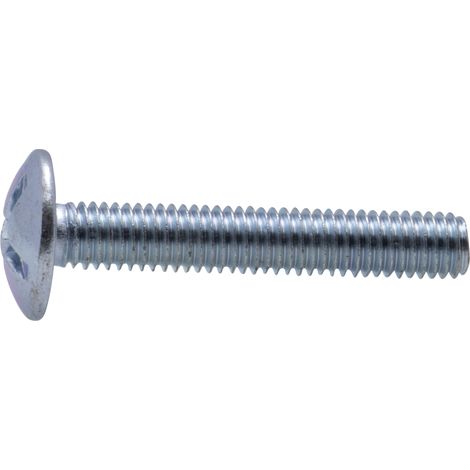 Boulon poêlier zingué Viswood Ø 5x50mm (lot de 12 boulons)