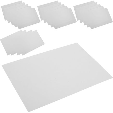 Tapis d'étagère givré non adhésif 30 x 20 cm, lot de 20 (1/5)