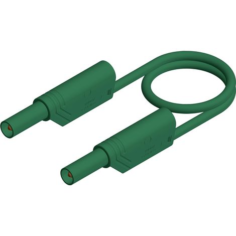 Hirschmann Test & Measurement MLS WS 50/2,5 gn Sicherheits-Messleitung Lamellenstecker 4 mm Lamellen