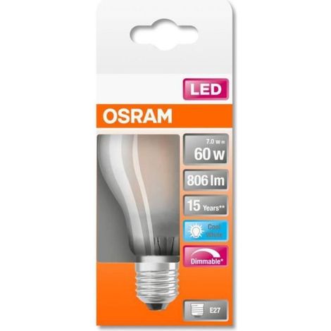 OSRAM - Led std verre dépoli variable 7w e27 806lm 4000K frd bte 1 (1/4)