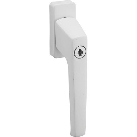 Maniglia finestra chiavistello laccato bianco con viti di montaggio - THIRARD (1/2)