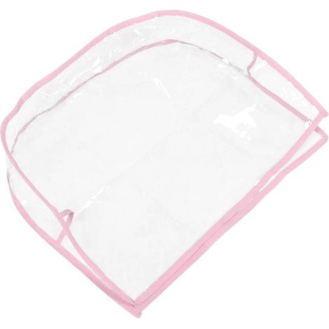 Housse de dossier de chaise de coiffure en plastique, protection pour chaise de salon de coiffure, 50 x 38 cm, imperméable et anti-taches, pour usage en salon de beauté (1/5)