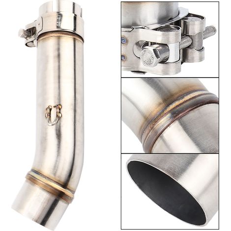 Tuyau d'échappement intermédiaire pour modification moto CB400 (1/5)