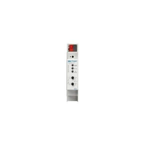 Router seguro Hager TYFS121 2 puertos dimensiones compactas
