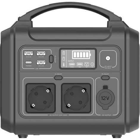 EZVIZ PS300, stazione di alimentazione portatile, capacità 313Wh, 4 ingressi, display smart, ricarica con pannello solare (non incluso) (1/5)