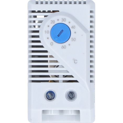 KTS 011 Thermostat mécanique Régulateur de température bimétallique réglable 0-60°C / 0-140°F Normalement ouvert. (1/5)