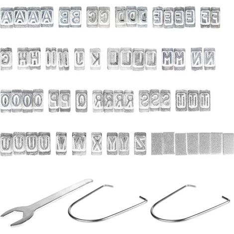 Kit de fer à marquer pour barbecue, outil de marquage pour viande DIY, set de grill avec lettres interchangeables (1/4)
