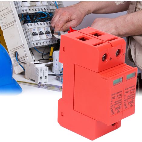 FXD1-PV40 DC Photovoltaik-Überspannungsschutz 2P/40 kA, 1000 V/750 V/500 V DC mit Fernsignalisierung 750 V DC (1/5)