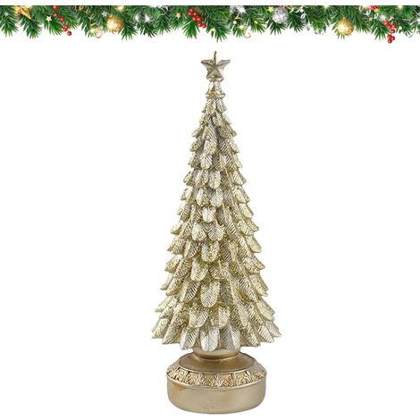 Sapin de Noël de Table,Décorations De Bureau Objets De Collection Statues (1/5)