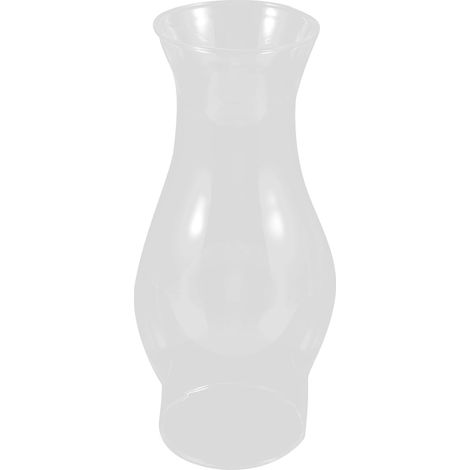Clear Glass Oil Lamp Shade Glass Fireplace For Oil Lamp Kerosene Cover 8.27 X 3 X 3 in Interior Lighting Accessory (1/5)