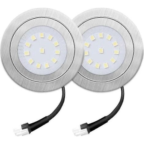 Pack of 2 x 1.5W kitchen lights, 12V DC cooker hood lights, replacement for 20W halogen lamps - AquaForge (1/4)