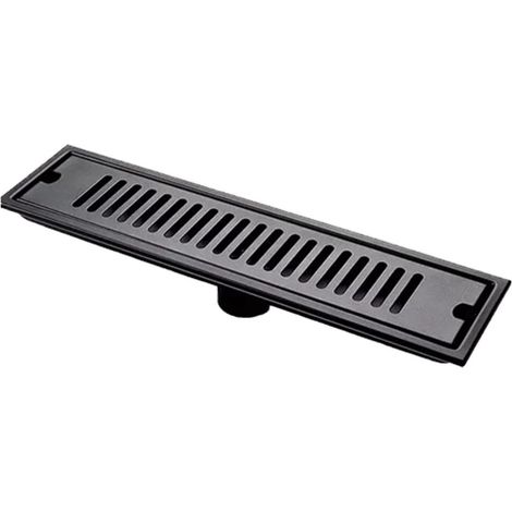 Grille De Drainage Au Sol - Acier Inoxydable 304 - 30 x 10 cm - Étanche Et Anti-Odeur - Pour Salle De Bain Cuisine Balcon - 1 Pièce (1/5)