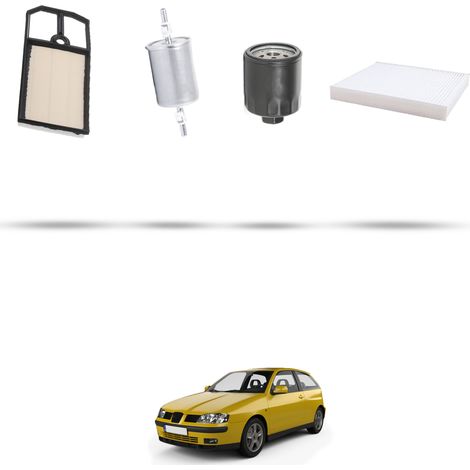 Kit tagliando 4 filtri compatibile con Seat Ibiza II 1.4 16v 55kw Dal 1999 (1/5)
