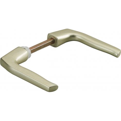 THIRARD - Paire de béquilles Targa pour porte, carré 7mm, 1 portée, or - THIRARD