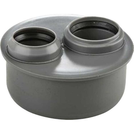 RIDUZIONE DOPPIA A TAMPONE CON OR A INNESTO Ø110 - Ø40/40 mm