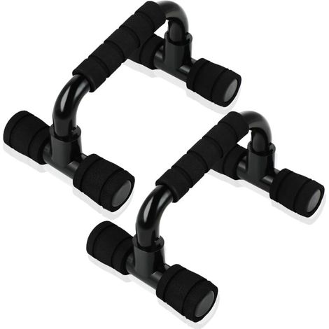 Poignées de Pompe Push Up Bars Poignée d'appui pompe Barres Antidérapantes en Acier Inoxydable Set de 2 pour Entraînement Musculaire et Force (1/5)