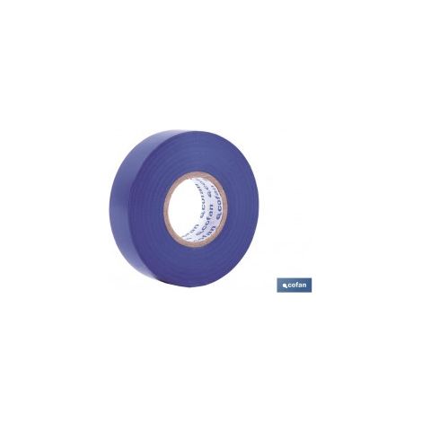 Pack mit 10 Einheiten blauer Isolierband 180 Mikron 19mm x 20 Meter