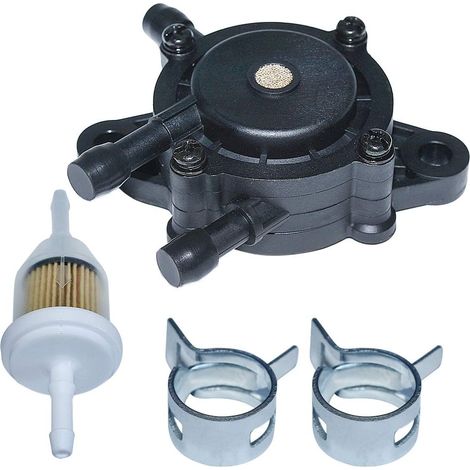 Fuel Pump Fuel Filter W/Clamps Kit Fit 491922 691034 692313 808492 808656 Honda 16700-Z0J-003 Kawasaki 49040-7001 John Dere LG808656 M138498 M145667 Part (1/5)