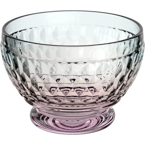 bol à dessert, multicolore et chatoyant, résistant au lave-vaisselle, bol pour desserts et en-cas, verre multicolore, cristallin (1/5)