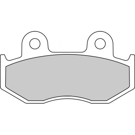 Plaquette de frein Ferodo pour Moto Honda 80 Mtx R2 Eau 1987 AV / (1/2)