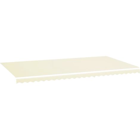 Maison Exclusive - Tessuto di Ricambio per Tenda da Sole Crema 6x3,5 m