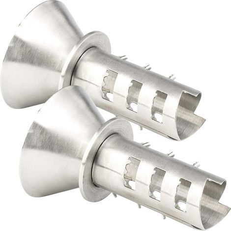 Lemon Squeezer: Set of 2 citrus juicers with spout, stainless steel (stainless steel lemon spout) (1/4)