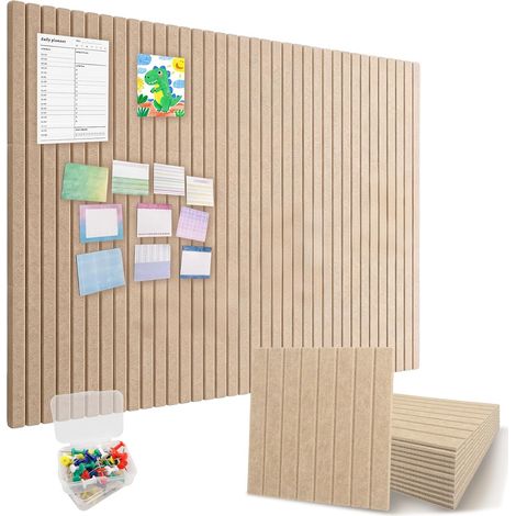 90x120cm Panneau Feutre Auto-Adhésif,12 Pièces Tableau en Feutre Adhésif Panneaux Muraux en Feutre Panneau Feutré D'Affichage Autocollant en Feutre,35 Punaises Incluses,pour Bureau,École,Photo,Memo (1/5)