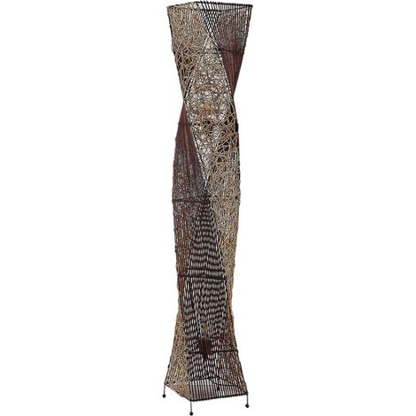 [GEBRAUCHT] B-Ware Lindby Rattan Stehlampe Kassia Wohnzimmerleuchte Standleuchte Leselampe E27 2820