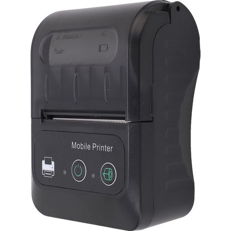 Imprimante thermique portable mini QR code 58 mm, sans fil, USB, pour reçus et tickets Android