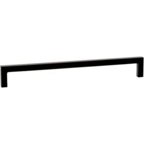 1 x Möbelgriff, mattschwarz – Lochabstand: 160 mm – Länge: 169 mm