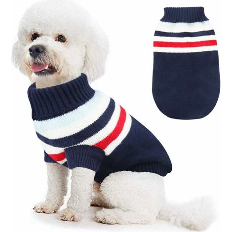 Vêtements chauds pour chien en hiver (bleu (XXL))-Fei Yu