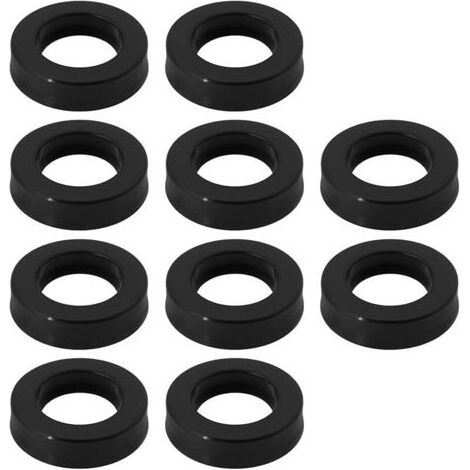 Pair Lot de 10 Joints d'étanchéité pour Tête de Pompe 12x20x5 Mm Kit de Joints d'étanchéité pour Nettoyeur Haute Pression pour Machine de Nettoyage Haute Pression FK47 Noir (1/5)