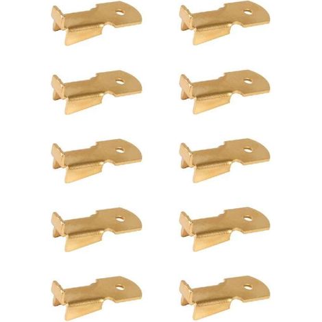 cyclingcolors 10x reggipiano cremagliera acciaio dorato perni supporto mensole staffe acciaio tasselli scaffale (1/2)
