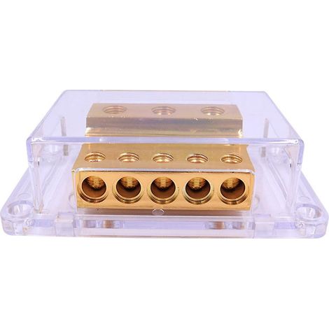 Compatible avec les bornes d'alimentation audio de voiture, les boîtes de jonction stéréo étanches à la poussière en alliage d'aluminium et la réparation automobile. (1/5)