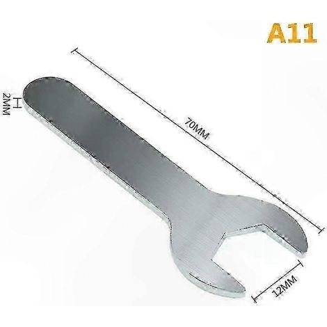 Clé plate ultra-mince, compatible avec les espaces restreints et les accessoires de salle de bain, conception à une seule tête. (1/5)