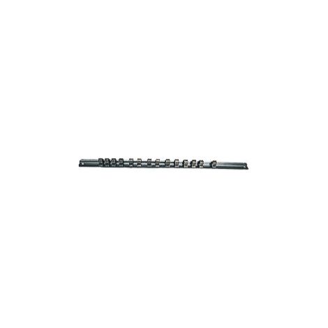 Riel para accesorio Jonnesway MSH1214 1/2"-14 Ranuras, uso en talleres mecánicos, alta durabilidad y compatibilidad con herramientas de 1/2 pulgada.