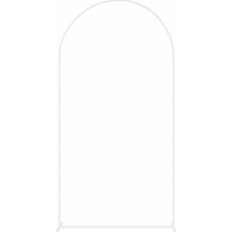 Arche de mariage blanche, 100 x 39 x 200 cm, acier