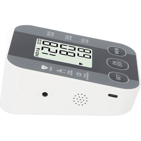 Blutdruckmessgerät mit hoher Genauigkeit, Sprachausgabe, automatischer intelligenter LCD-Anzeige (1/5)